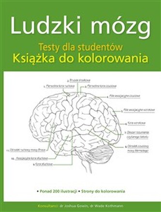 Ludzki mózg. Testy dla studentów. Książka do kolorowania
