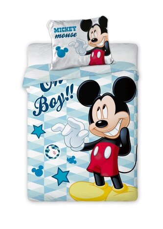 POŚCIEL KPL. MICKEY 001W 100x135+40x60 BAWEŁNA