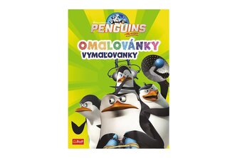 Omalovánky Tučňáci z Madagaskaru 20x27,5cm