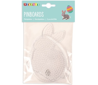 Destičky pro zažehlování korálky 2ks zajic, vejce
