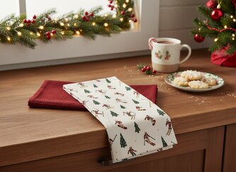 Sada kuchyňských utěrek | SULY | s potiskem, 2 ks | 45x65 cm | 761409