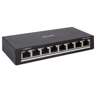 HiLook Powered by HIKVISION switch NS-0508/ 8x port/ 1000 Mbps RJ45 ports/ 1 Gbps/ Kov