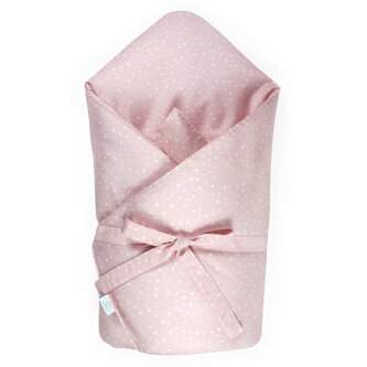 Zavinovačka SOFTELLO - svetloružová bodka - Zimná