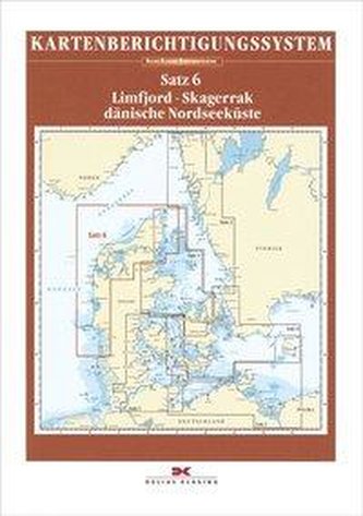 Sportbootkarten-Berichtigung Satz 6 (Ausgabe 2020). Limfjord - Skagerrak - Dänische Nordseeküste
