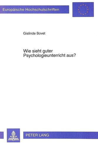 Wie sieht guter Psychologieunterricht aus?