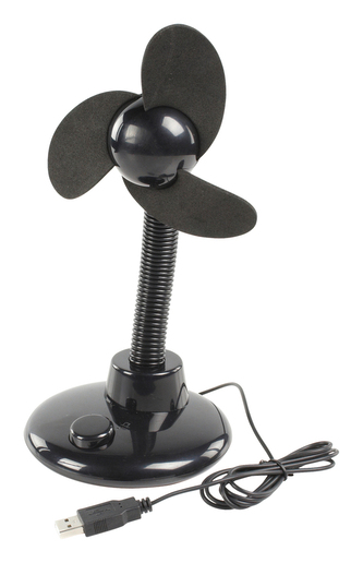 Stolní ventilátor s variabilním nastavením pozice (USB připojení)