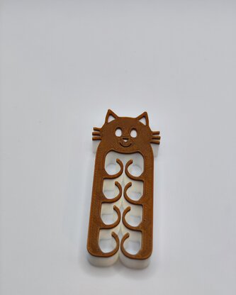 Spona na sáčky - Zrzavá kočička