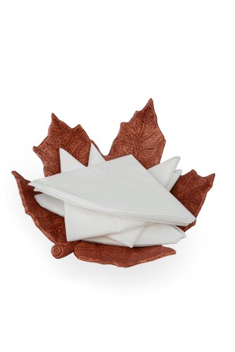Miska javorový list - Metalická bronz Velikost Standart