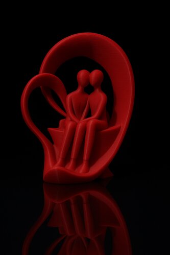 Zamilované sousoší - Šarlatová Velikost Mini