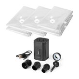 Cestovní vakuovací set s elektrickou vakuovací pumpou + 6 ks vakuových pytlů Compress S