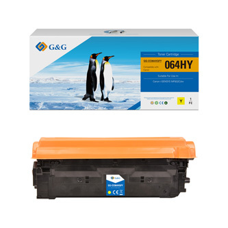 G&G kompatibilní toner s Canon 064 H Y, NT-CC064XQFY-RC, yellow, 10500str., high capacity