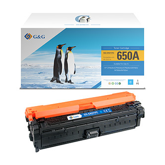 G&G kompatibilní toner s HP CE271A, NT-CH271FC, HP 650A, cyan, 15000str.