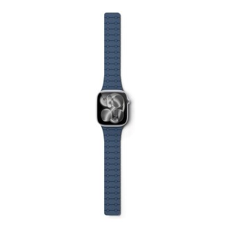Epico Magnetic+ silikonový řemínek pro Apple Watch 42/41/40/38mm modrý