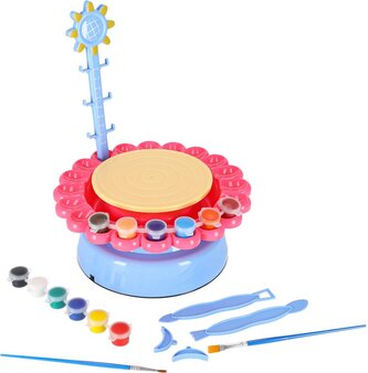 KIK Hrnčířský kruh s hlínou a barvami