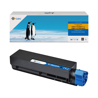 G&G kompatibilní toner s OKI 45807111, NT-FOB432XXC, black, 12000str.