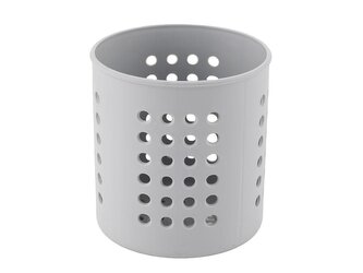 VIVO KULATÝ ODKAPÁVAČ NA PŘÍBORY 12CM ŠEDÝ