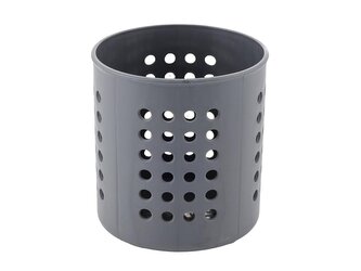 VIVO KULATÝ ODKAPÁVAČ NA PŘÍBORY 12CM ANTRACITOVÝ