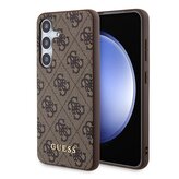 Guess 4G Zadní Kryt pro Samsung Galaxy S24 Brown
