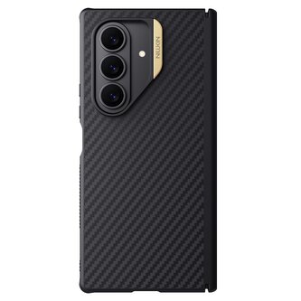 Nillkin Synthetic Fiber PRO Magnetic Zadní Kryt pro Samsung Galaxy Z Fold 7 Golden