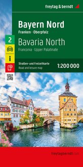 Bayern Nord, Straßen- und Freizeitkarte 1:200.000, freytag & berndt