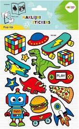 Naklejki 3D POP UP - Cool Toys, 146X240 mm, Happy Color
