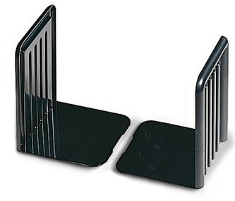 Zarážka na knihy 2ks, černá