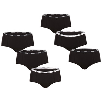 6PACK dámské kalhotky Puma černé (701218848 001) M