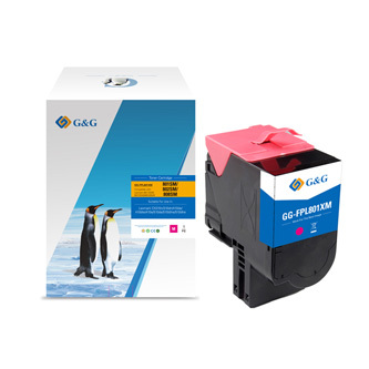 G&G kompatibilní toner s Lexmark 80C2SM0, NT-FPL801XM-A, magenta, 2000str.