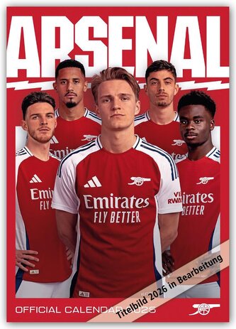 Arsenal London FC 2026 - A3-Posterkalender