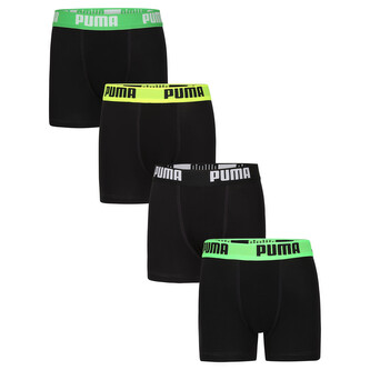 4PACK chlapecké boxerky Puma černé (701236149 001) 176
