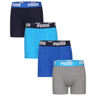 4PACK chlapecké boxerky Puma černé (701236149 002) 128