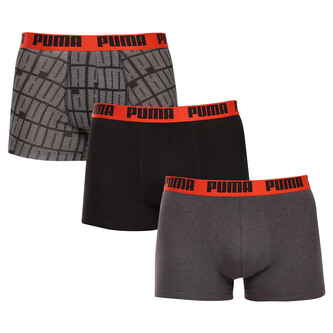 3PACK pánské boxerky Puma vícebarevné (701237583 002) M
