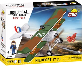 Cobi 2997 Great War Nieuport 17 C.1, 1:32, 277 k, 1 f