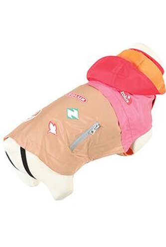 Obleček pláštěnka pro psy VINTAGE růžová 55cm Zolux