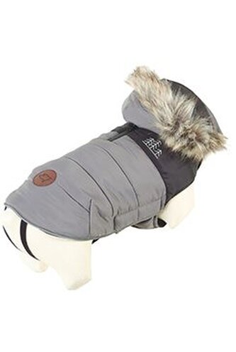 Obleček bunda pro psy NEW MOUNTAIN šedá 30cm Zolux