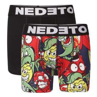 2PACK dětské boxerky Nedeto vícebarevné (2NBDV8) 12-14 let