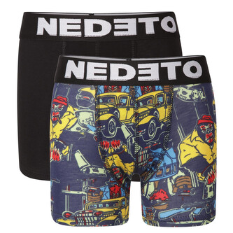 2PACK dětské boxerky Nedeto vícebarevné (2NBDV5) 6-8 let