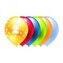 Balon metalik nadruk 2 mix kolor 5szt