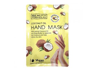 Beauty Formulas Maska na ruce s kokosovým olejem - 1 pár