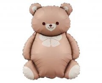 Balon foliowy Miś z kokardką 65x47cm