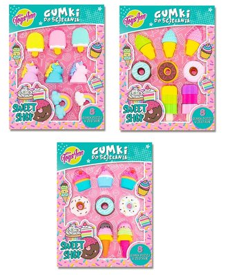 Gumki do ścierania Puzzle Sweet Shop mix STnux