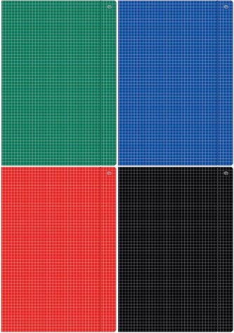 Teczka z gumką A4+ w kratkę (10szt)