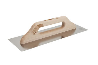 KUBALA - WOOD LINE hladítko nerezové 480x130mm hladké - dřevěná rukojeť