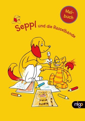 Seppl und die Rasselbande Malbuch