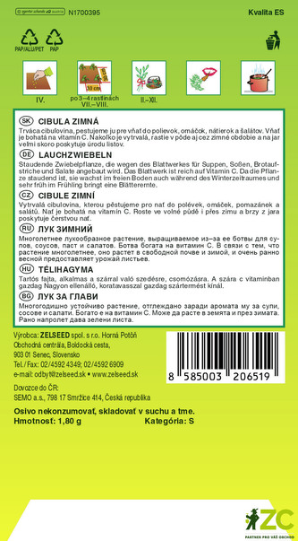 Zelseed Cibule ozimá - Luna 1,8g