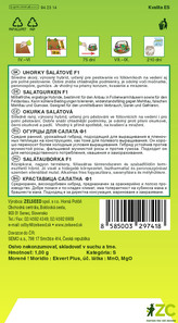 Zelseed Okurka salát. - Linda F1 pole 1g