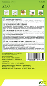 Zelseed Okurka salát. - Vesna F1 partenokarp. fol. sklen. 10s