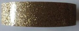 Taśma brokatowa z gwiazdkami srebrna 18mmx2m