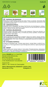 Zelseed Paprika zel. kapie - Derma pole 0,7g