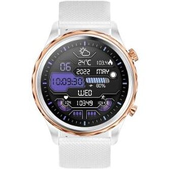 Smart hodinky CARNEO Queen HR + gold smart watch